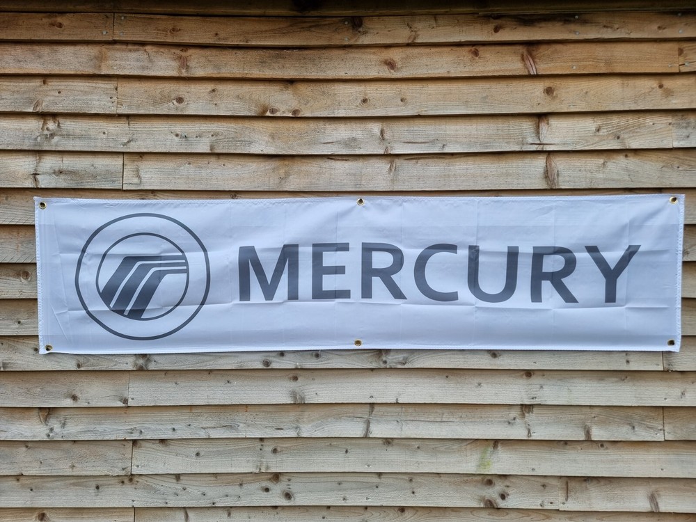 Mercury Banner - Workshop Boat Garage Man Cave Display Sign