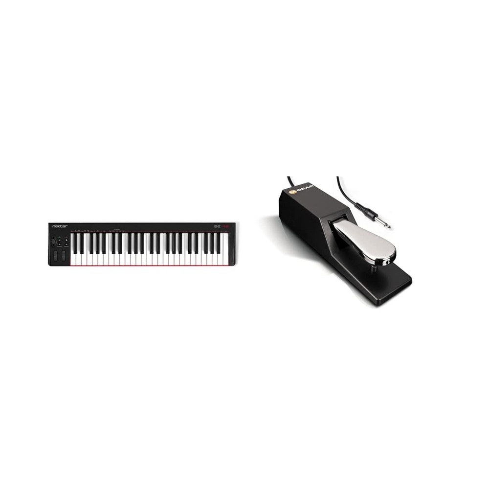 Nektar, 49-Key Midi Controller (SE49),Black white Grey and M-Audio SP-2 - Uni...