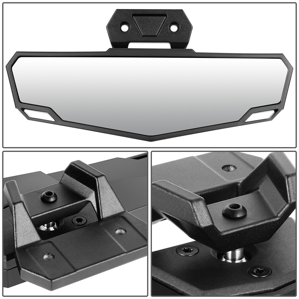 Universal Irregular Shape Convex Handlebar Mount UTV Rear View Center Mirror
