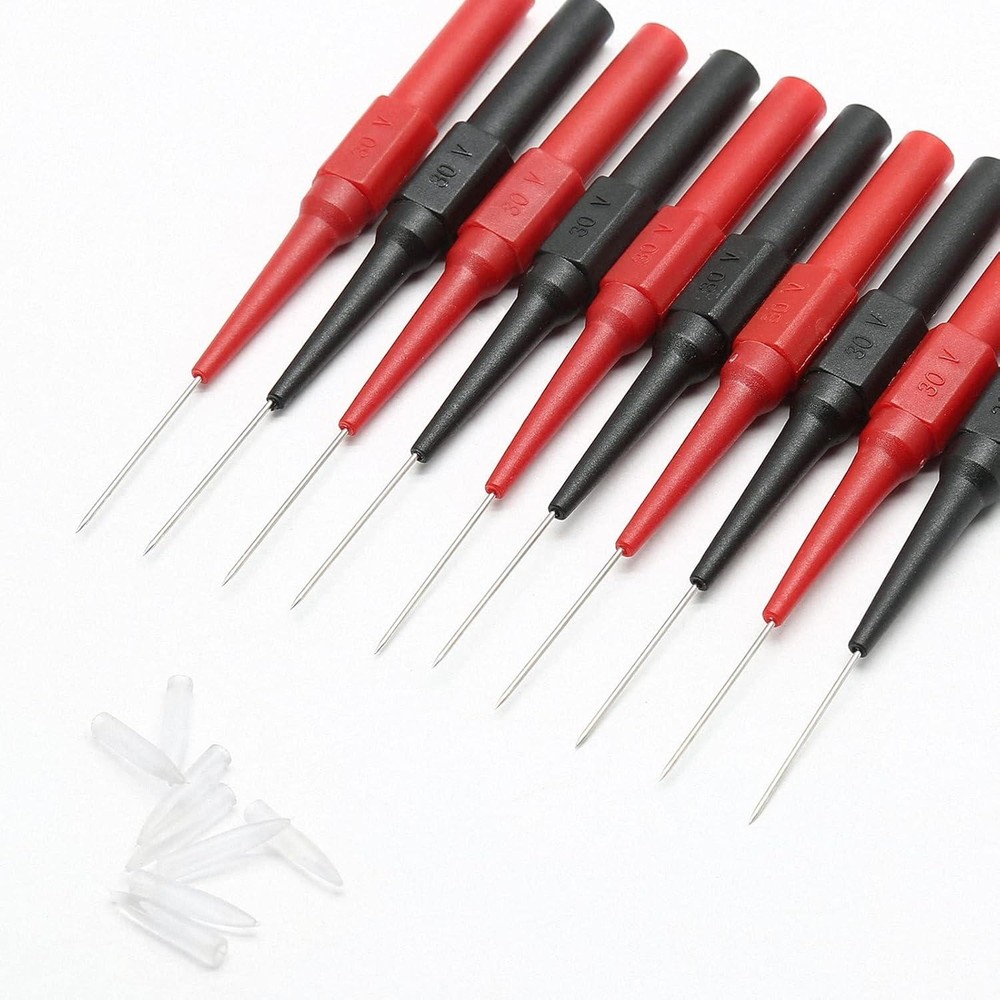 Multimeter Test Leads Back Probe Pins Needle Extension Banana Socket Kit