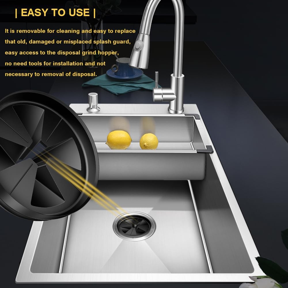 Sink Baffle 3 3/8" QCB-AM Replacement for InSinkErator Evolution Black