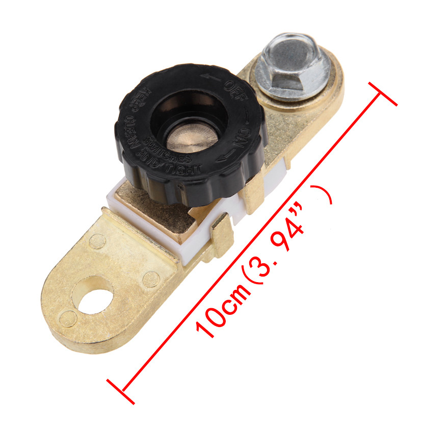 2x Car Battery Link Terminal Quick Cut-off Disconnect Master Kill Shut Switch