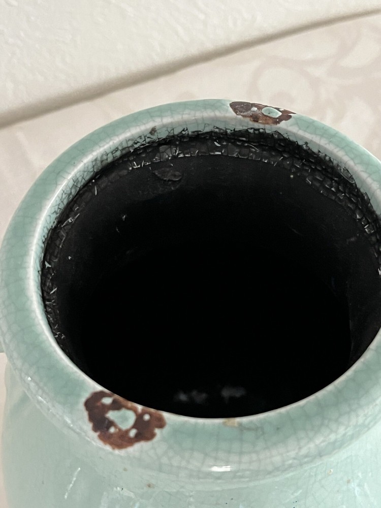 1970’s Orejon Turquoise Table Vase