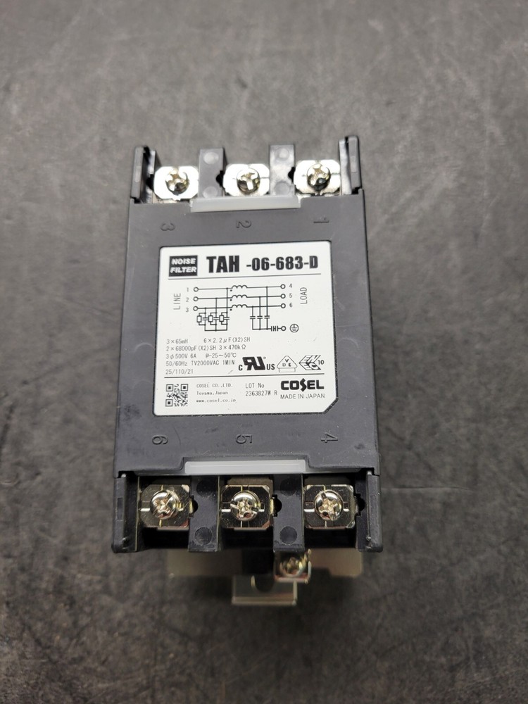 Cosel TAH-06-683-D Noise Filter.
