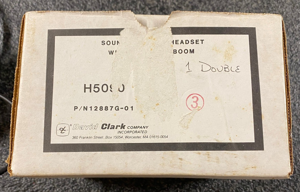 David Clark Model H5030 Aviation Headset