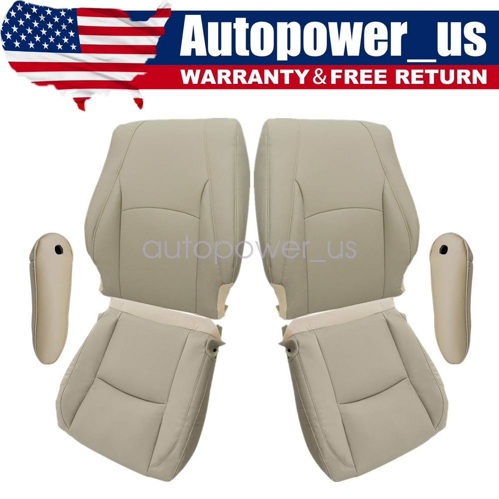 For 2004-09 Lexus RX 330 Bottom & Lean Back Seat Cover Tan With Armrest Cover