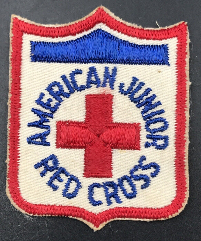 Vintage American Junior Red Cross Patch 2" x 2.5"