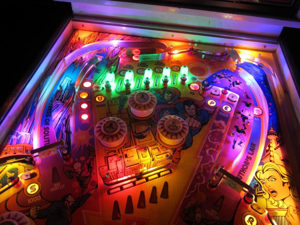SUPERMAN Complete LED Lighting Kit custom SUPER BRIGHT PINBALL LED KIT