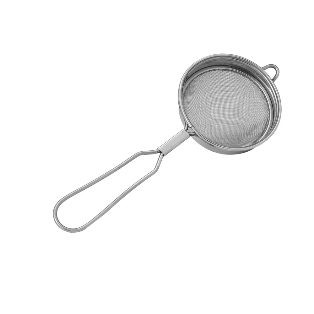 Stainless Steel Tea Strainer Fine Mesh Coffee Filter Easy Clean Ergonomic Handle