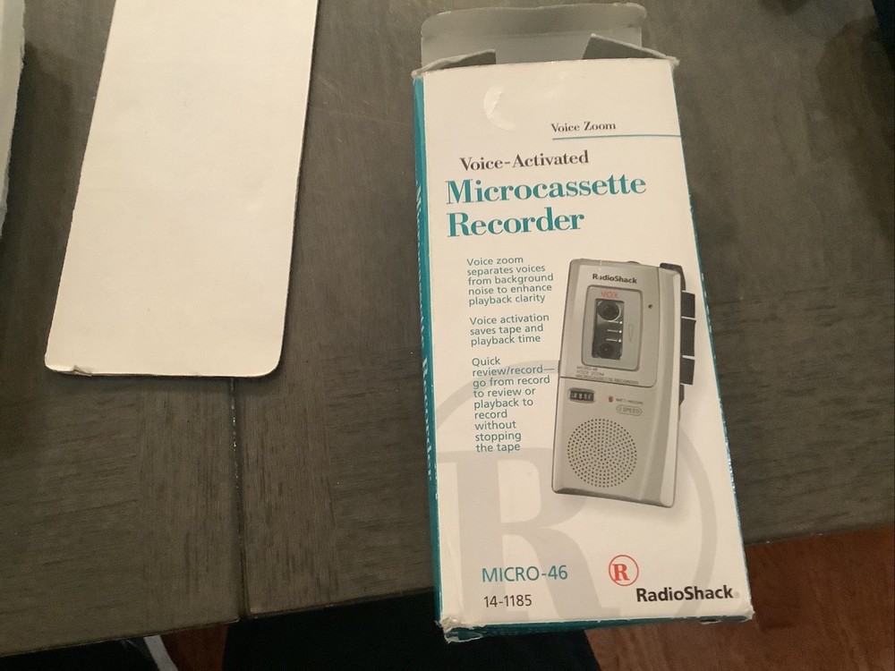Radio Shack Micro cassette Recorder Micro 46 14 1185