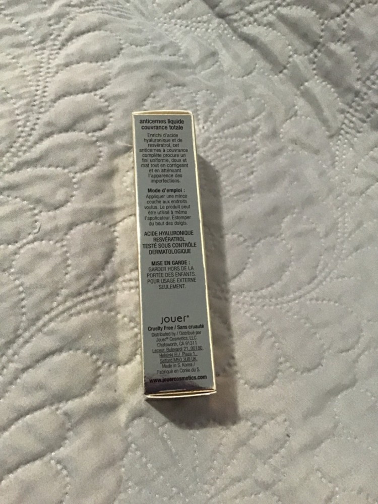 JOUER Essential High Coverage Liquid Concealer CREME CAFE new in box