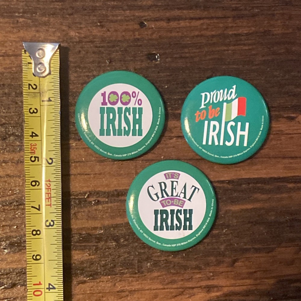3 Irish Pins