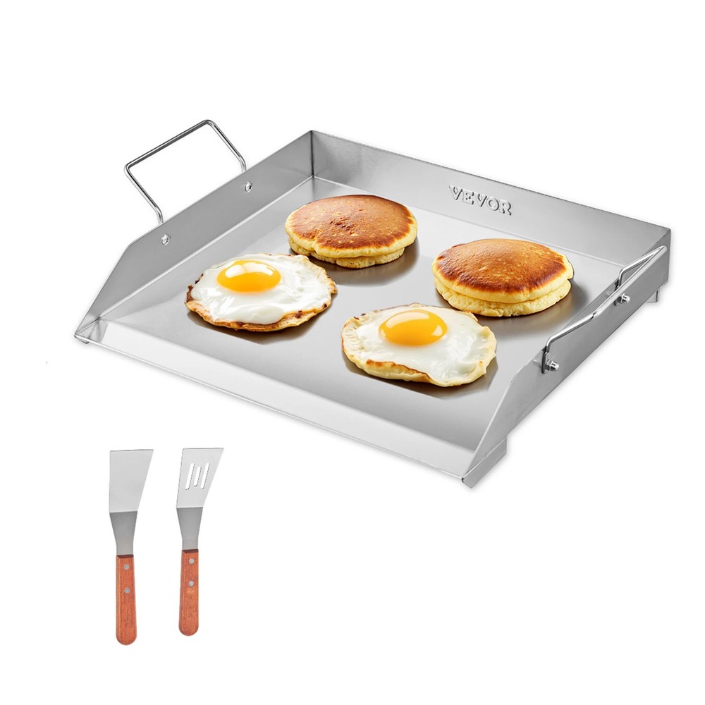 Stainless Steel Griddle Flat Top Rectangular Plate Gas Grill Griddle for BBQ US