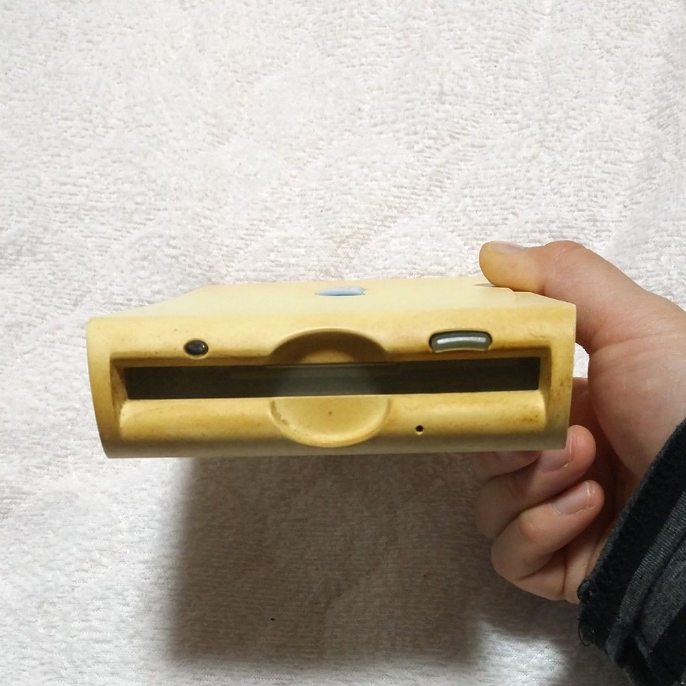 BUFFALO External MO Drive Yellow Compatible with MO Discs Untested