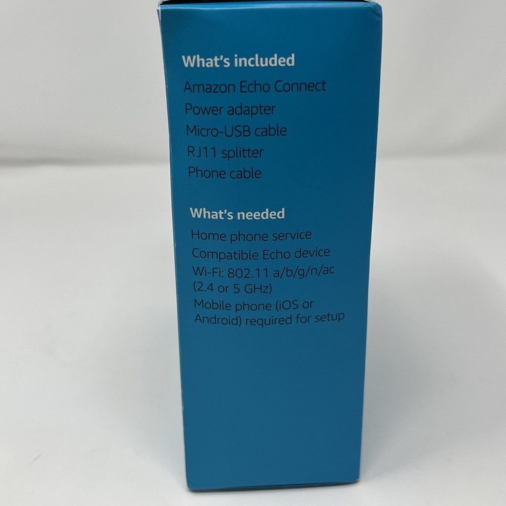 Amazon Echo Connect Alexa Speakerphone Black NEW