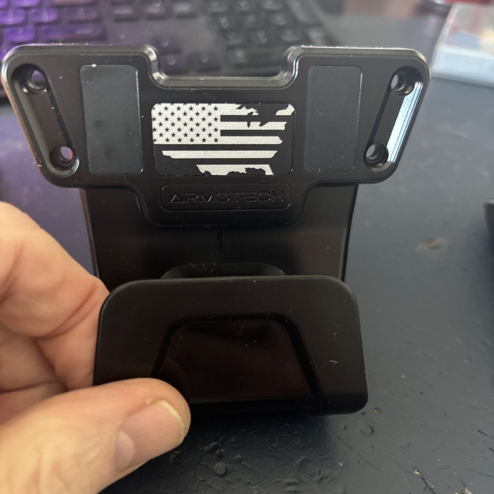 Magnetic Gun Mount Rack with Trigger Guard - Secure Firearm Storage Anywhere