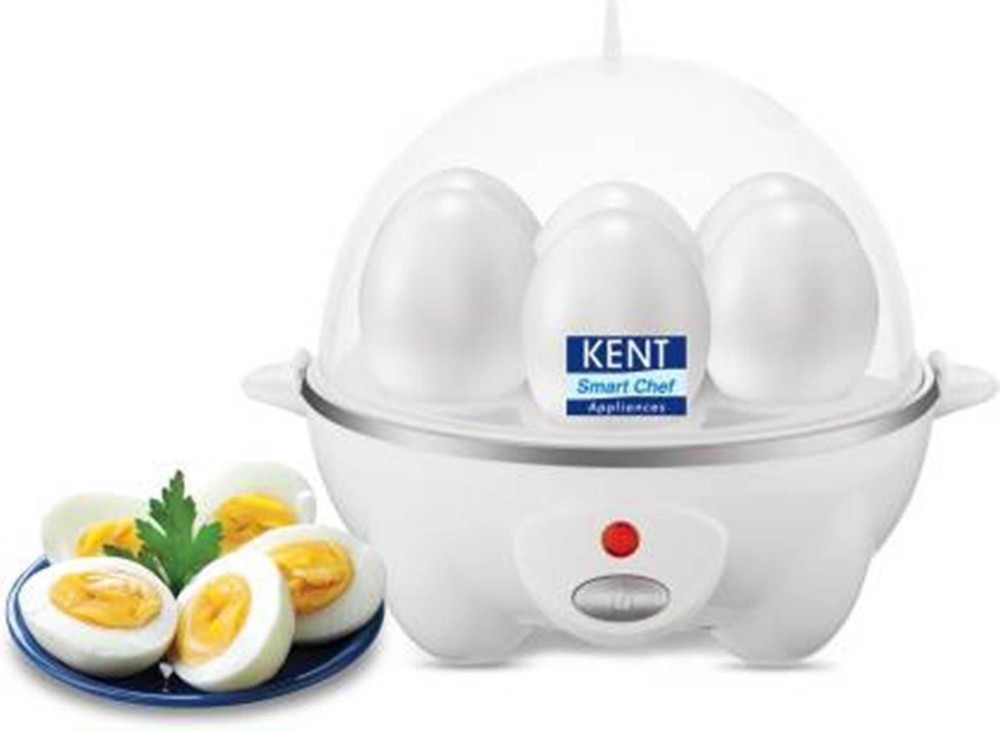 Kent Egg Boiler Cooker Poached Soft Medium Hard-Boiled Boiler 7Egg Capacity Easy