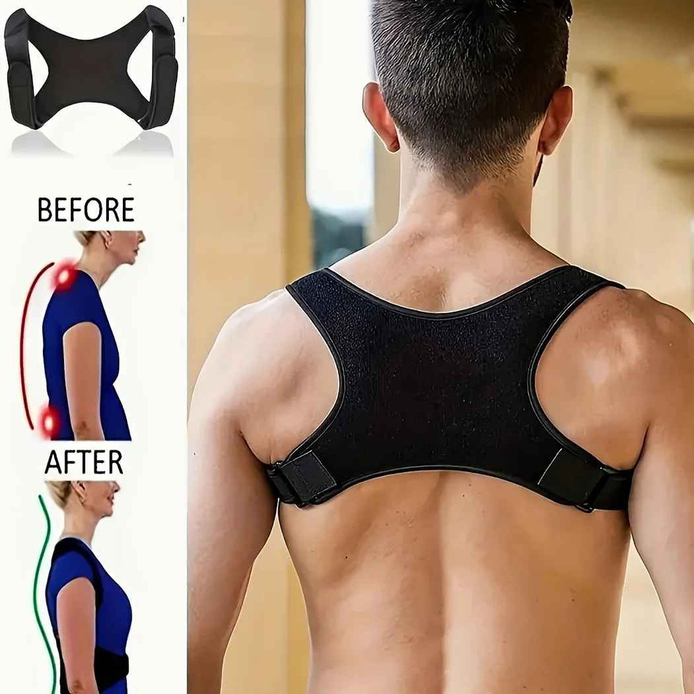 Adjustable Posture Corrector Back Support Belt Breathable Ergonomic Unisex