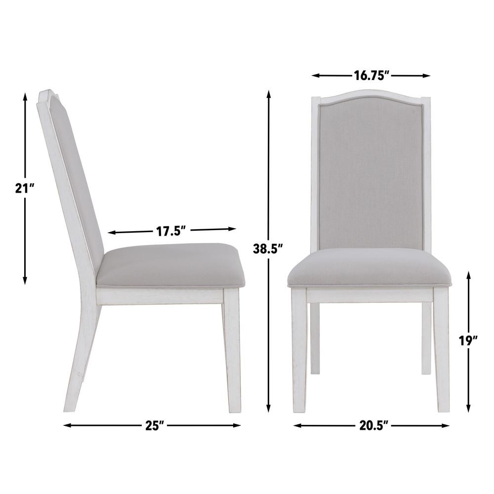Warren White Side Chair