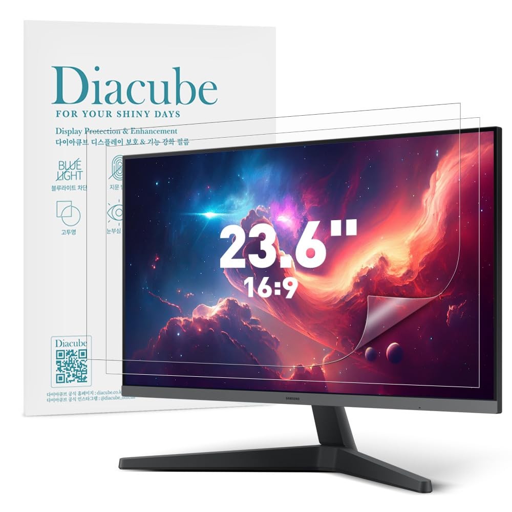 2-PACK 23.6 Inch DIAGONAL 16:9 Computer Blue Light Blocking Screen Protector ...