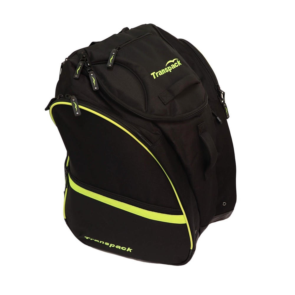 Transpack Competition Pro Ski / Snowboard Boot Bag Backpack 80L Black w/ Yellow