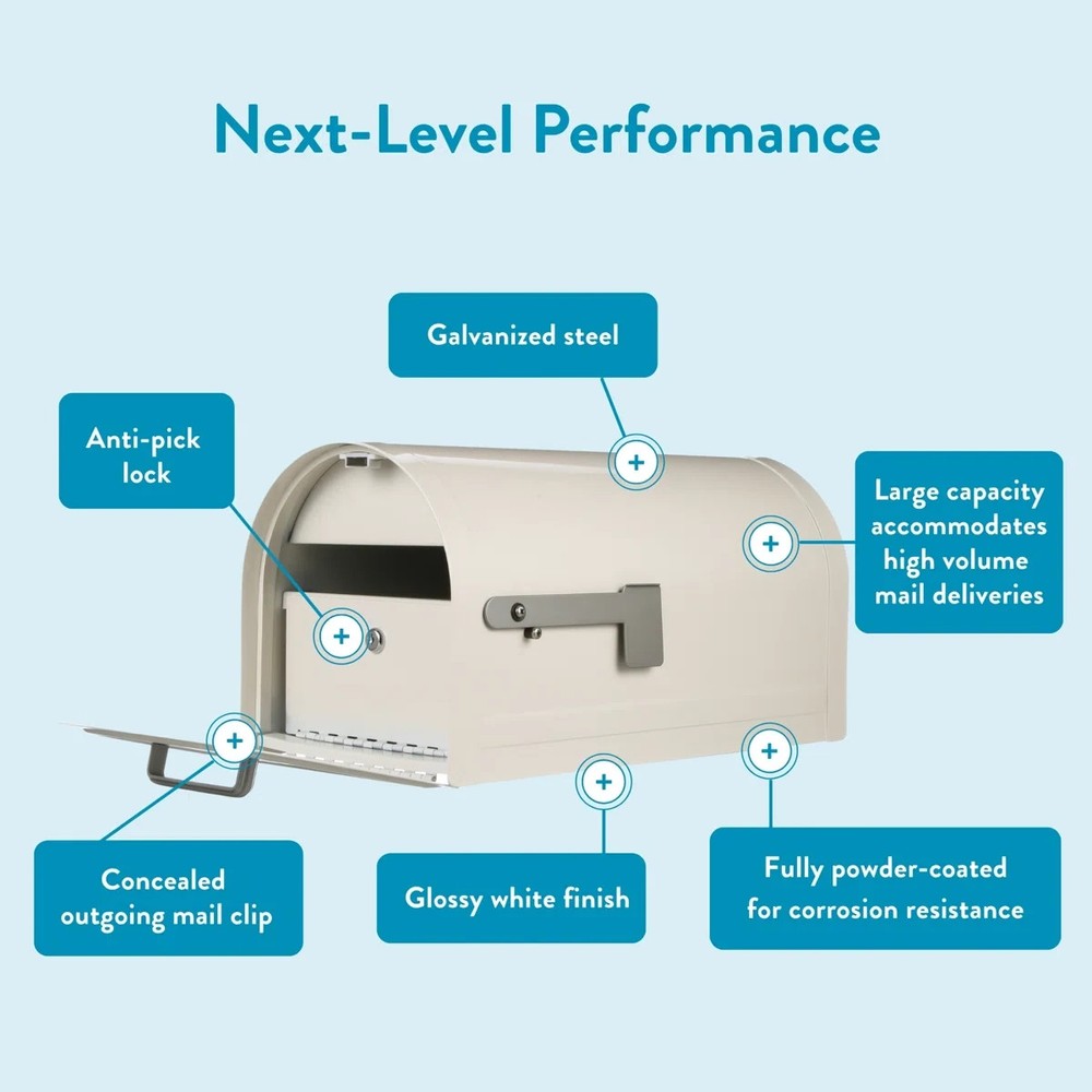 Architectural Mailboxes Reliant™ Secure, Locking USPS Approved Heavy Duty, St...