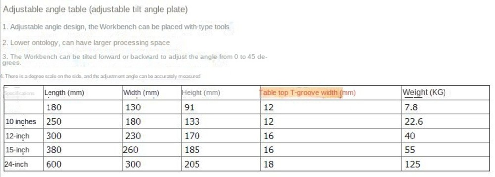 7-inch Multi-Purpose Compact Drilling and Milling Machine Stand Table Slide