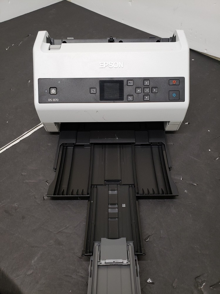 Epson DS-870 Color Duplex Workgroup Document Scanner *SCAN COUNT: 0* *Read*