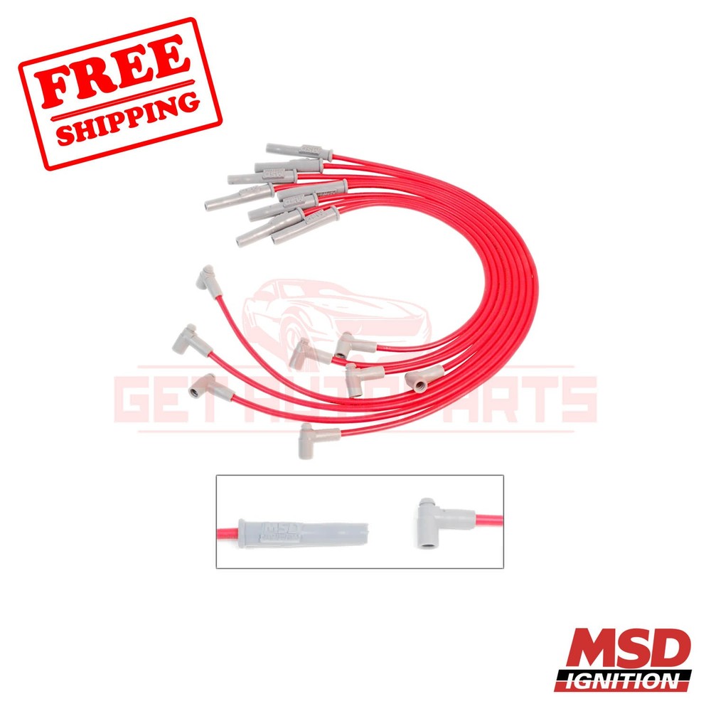 MSD Spark Plug Wire Set fits Chevrolet Corvette 1974