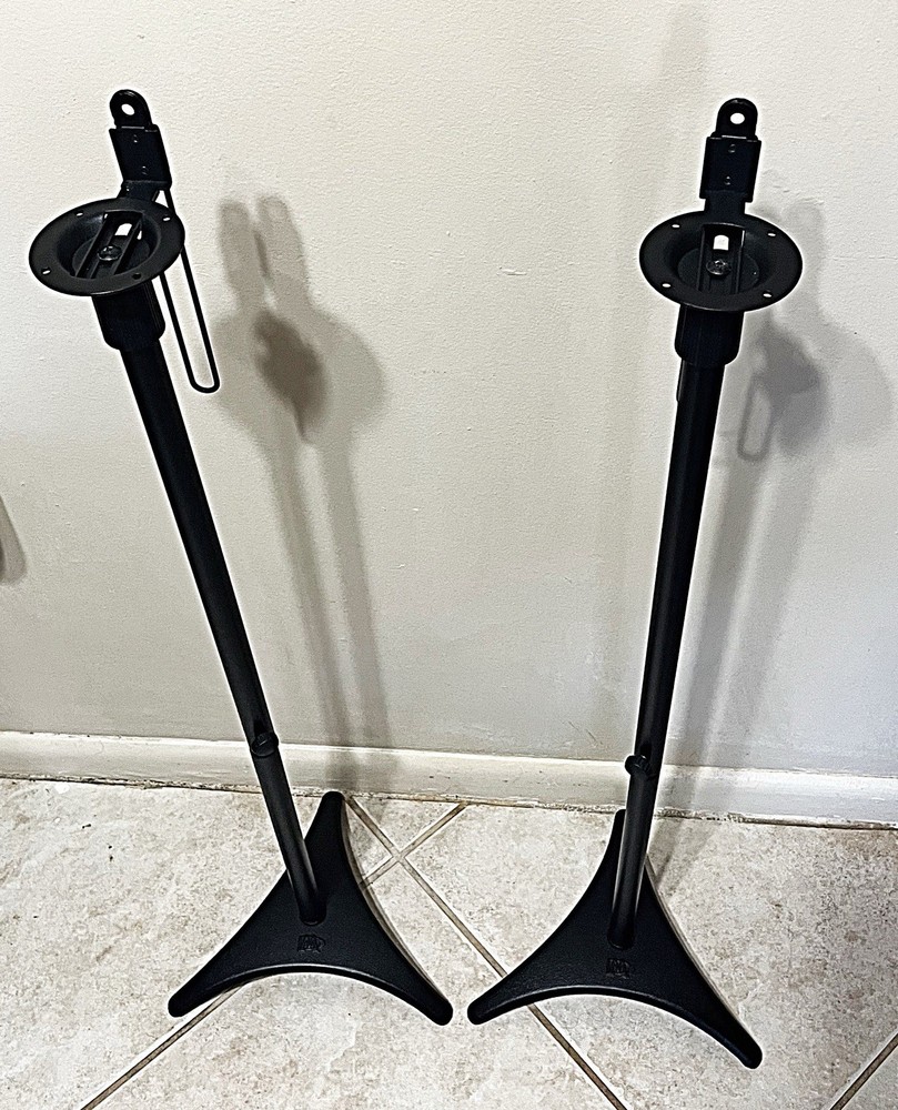 Mounting Dream MD5401 Speaker Stands Pair Heavy Duty Tripod Base Adjustable