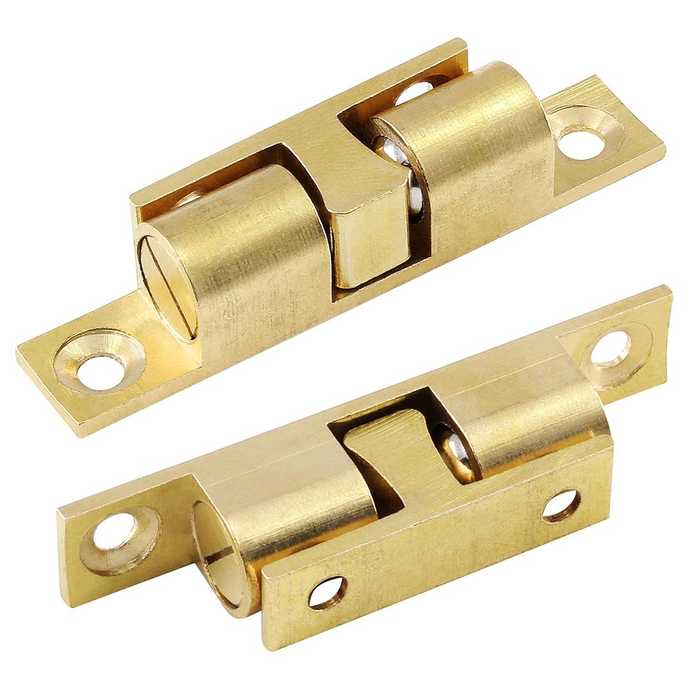 5Pcs 2.75"/ 70mm Double Ball Tension Roller Catch Latch Solid Brass Hardware ...