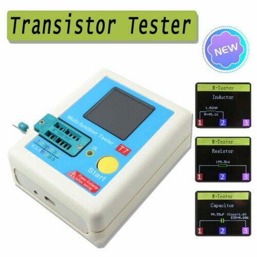 LCR-T7 Transistor Tester TFT Diode Triode Capacitance Meter ESR NPN PNP MOSFET