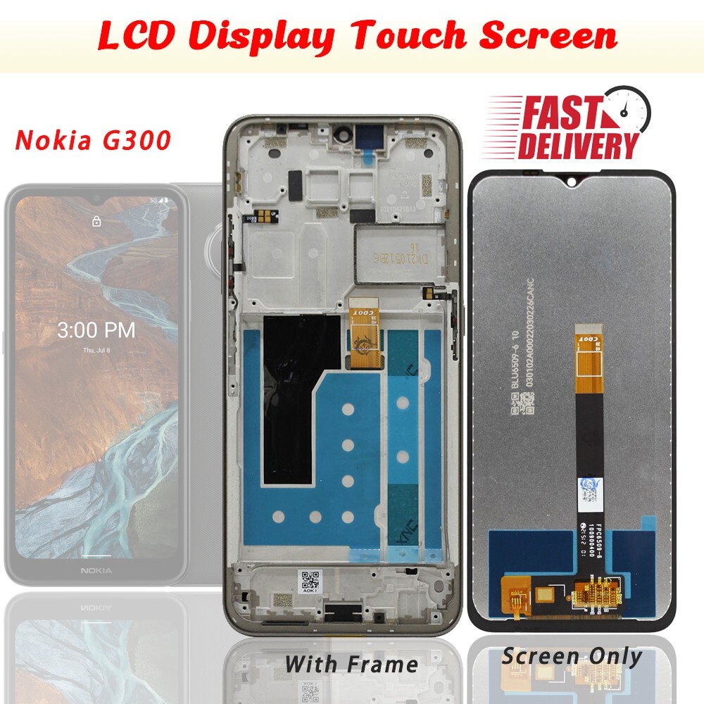 OEM LCD Display Touch Screen Digitizer Replacement ± Frame For Nokia G300 N1374D