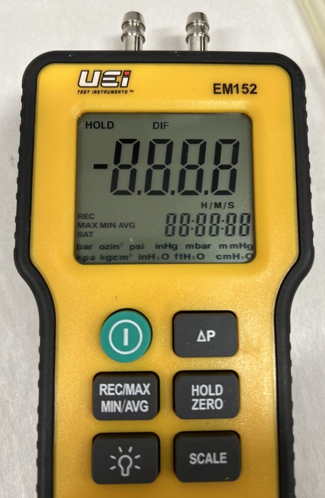 UEI Test Instruments Dual Differential Digital Manometer EM152