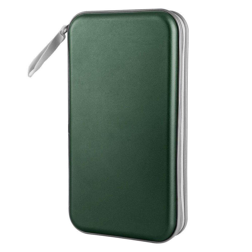 CD Case, Siveit DVD Case Holder 96 Capacity Hard Plastic CD DVD Disc Cases