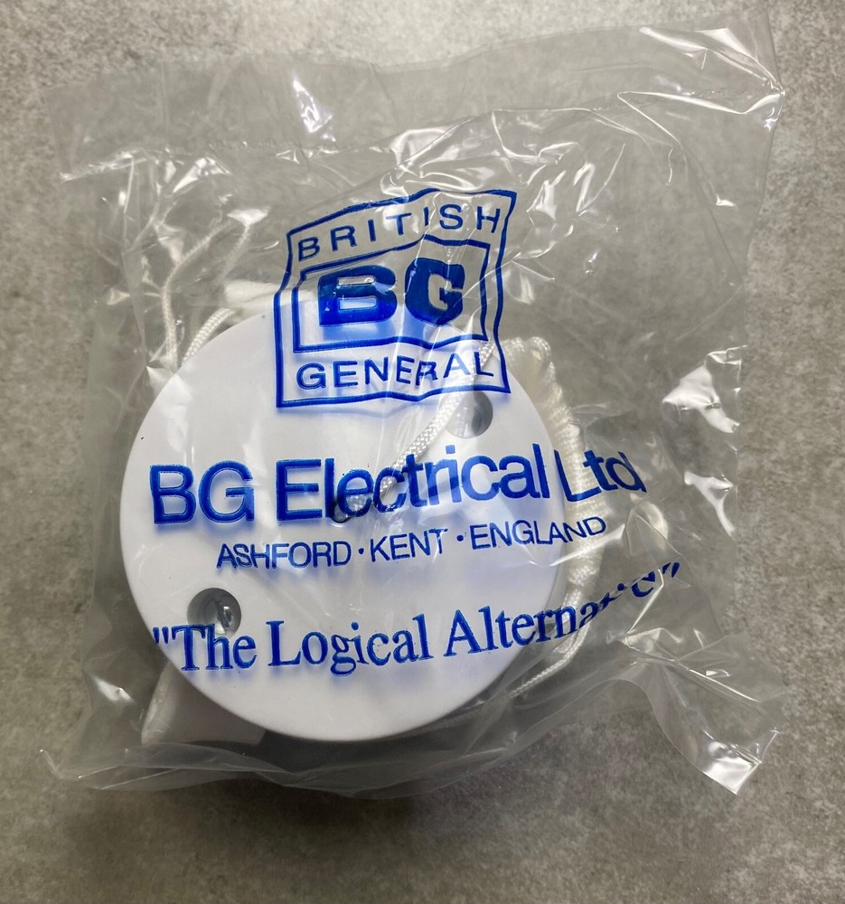 BG Electrical 801-01 6A 1 Way Ceiling Switch