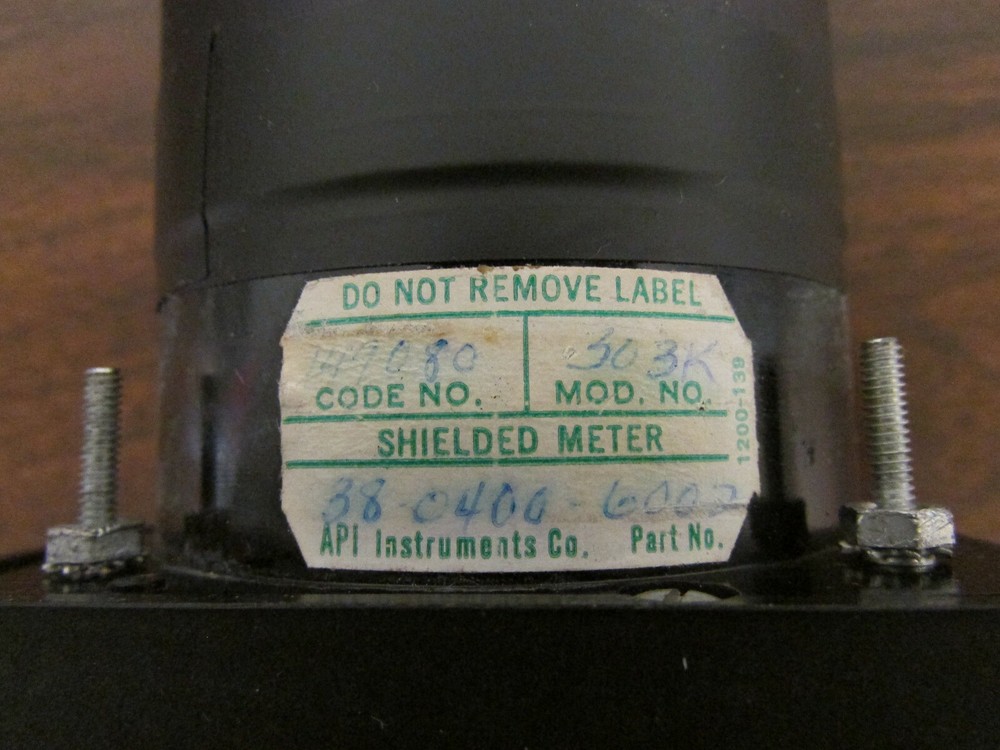 API Instruments Model 303-K Shielded Meter 0 - ATM Microns