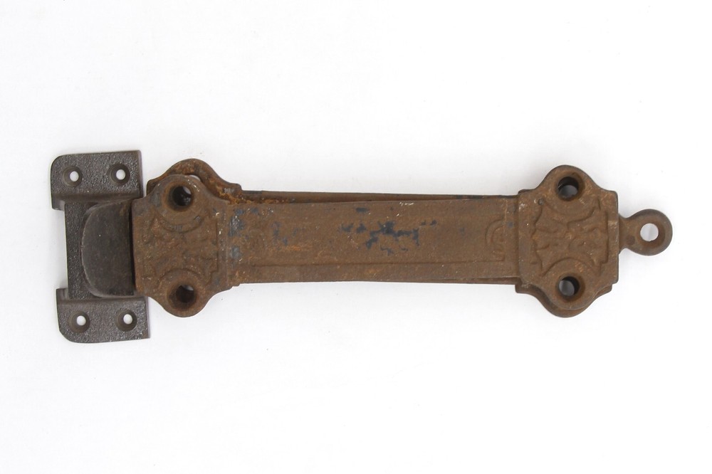 Antique Victorian Cast Iron Spring Door Bolt