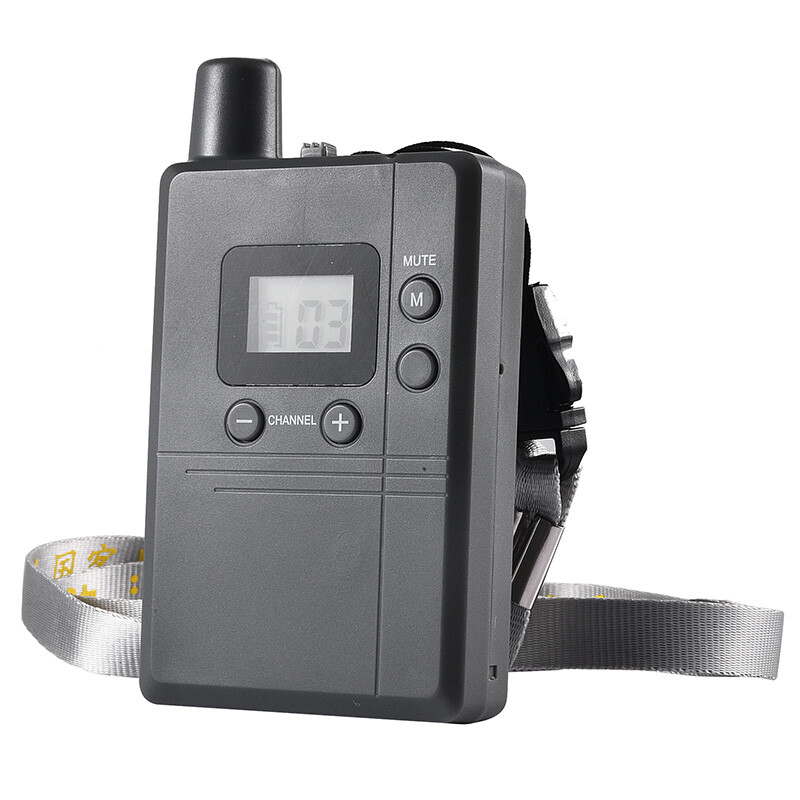Wireless Whisper Tour Guide System 1 Transmitters 5 Receivers Audio Guide System