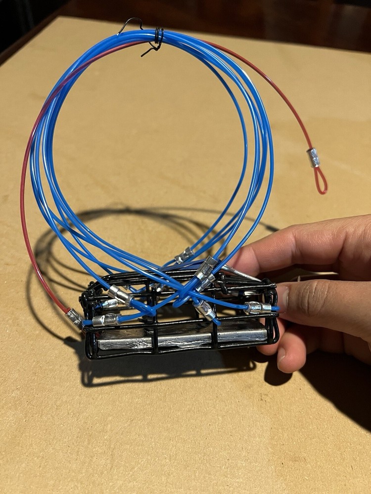 5 crab snares 4oz Weight
