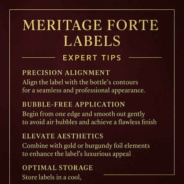 FWK Meritage Forte Labels