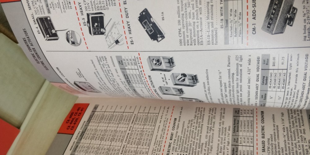 1960 General controls Co ~ Counting Instruments ~ Condensed Catalog & Price List