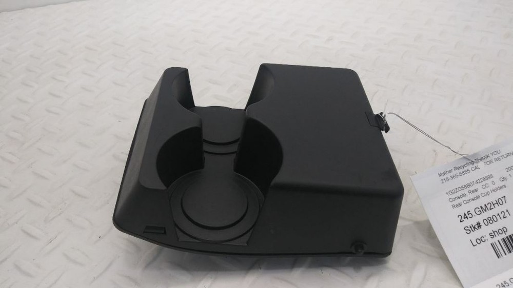 G6 2007 Console Rear Console Cup Holders