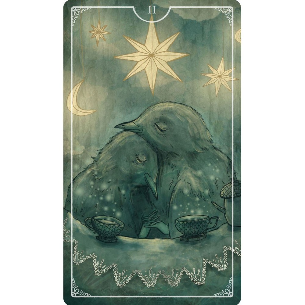Ostara Tarot Deck NEW Boxed Set w/ 78 Silver-Edged Cards and Guidebook