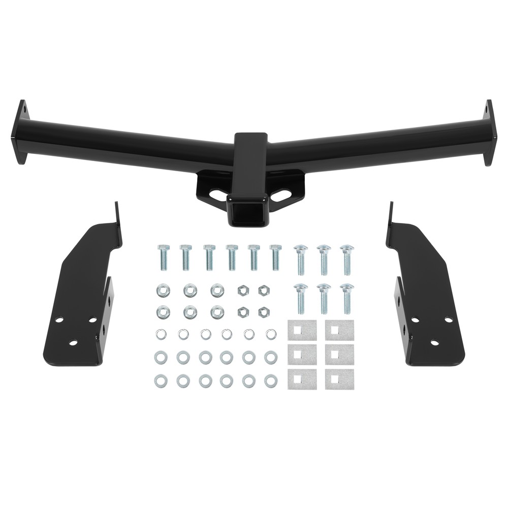 Class 3 Trailer Hitch 2" Receiver Fits Ford E150 E250 E350 2000-2014 13055 Black