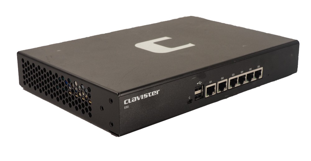CLAVISTER E80 6 RJ45 Ethernet Networking Switch