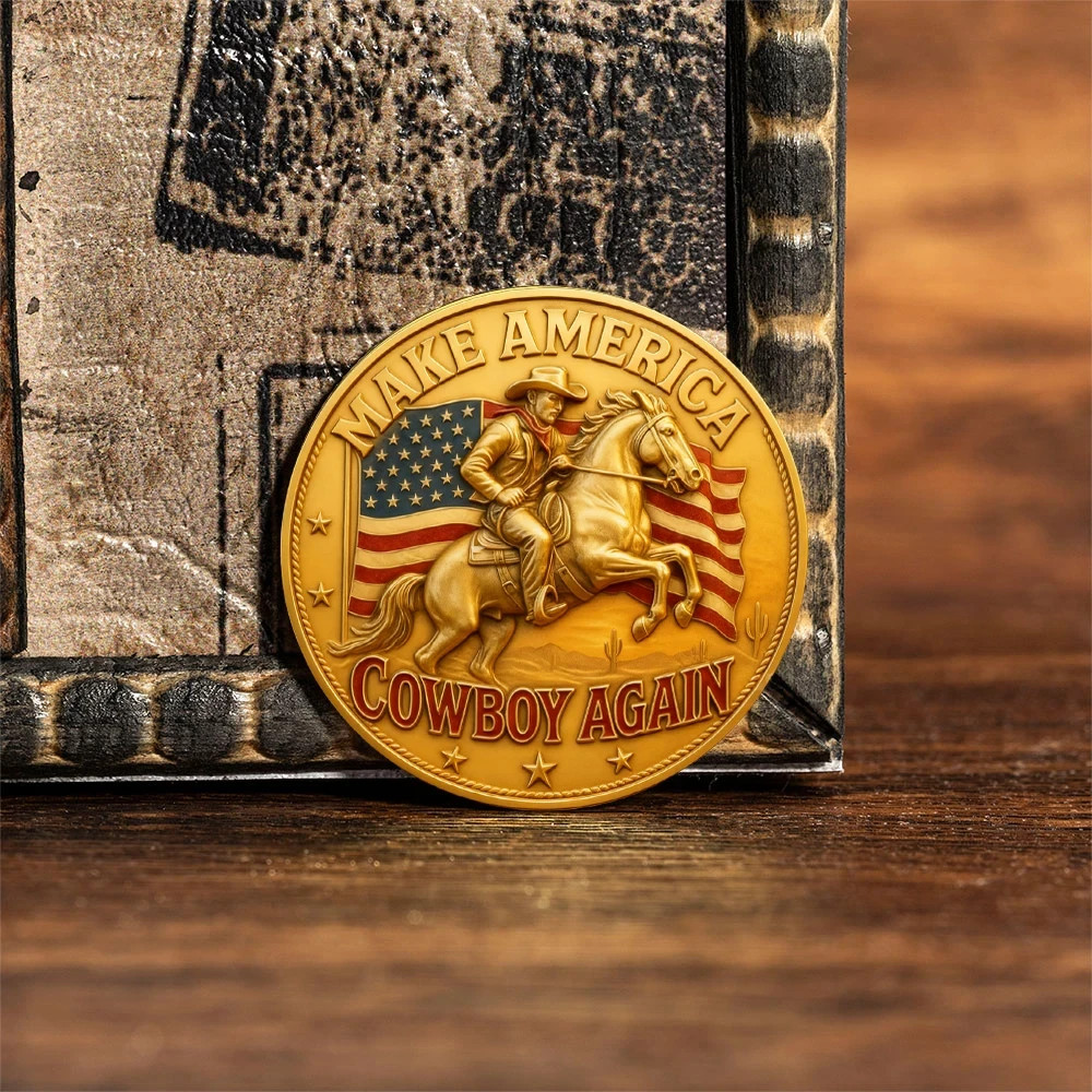 Make America Cowboy Again Commemorative Challenge Coin