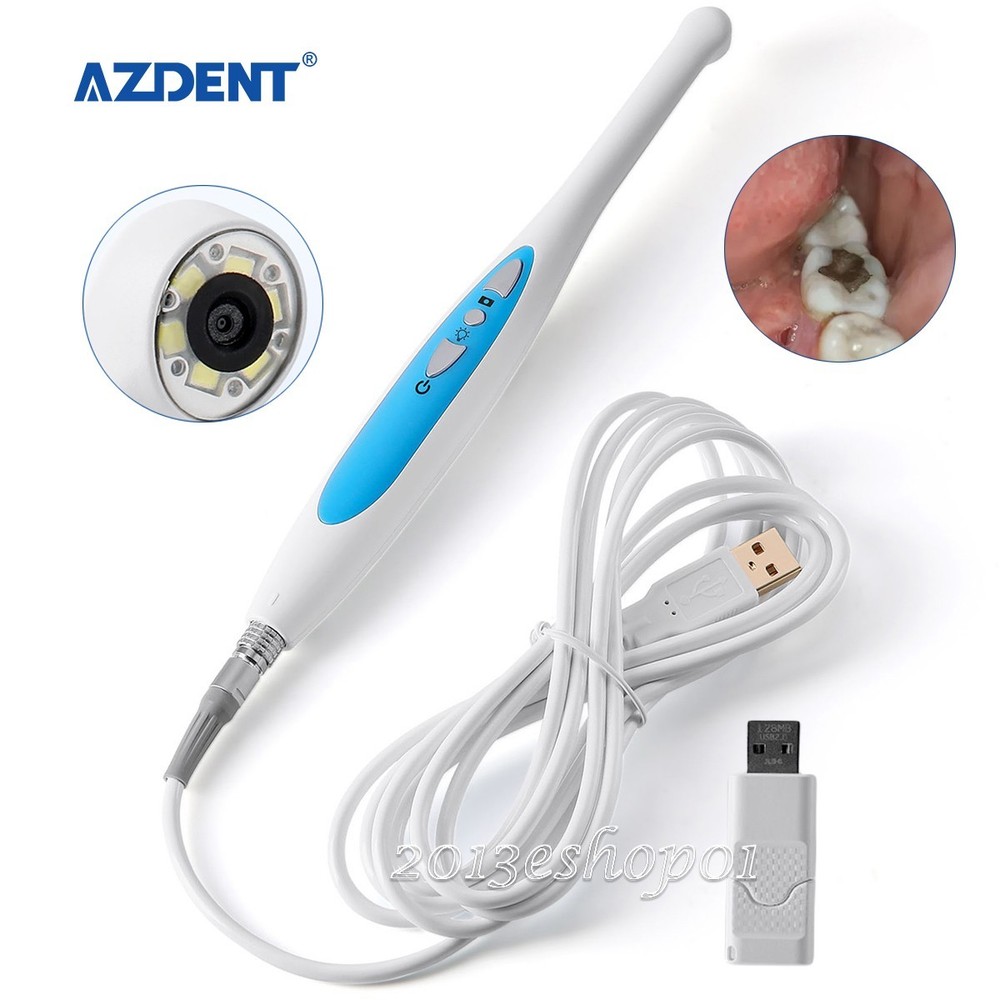 6 LED Dental USB Intraoral Camera Imaging Intra Oral Endoscope+Software U Disk