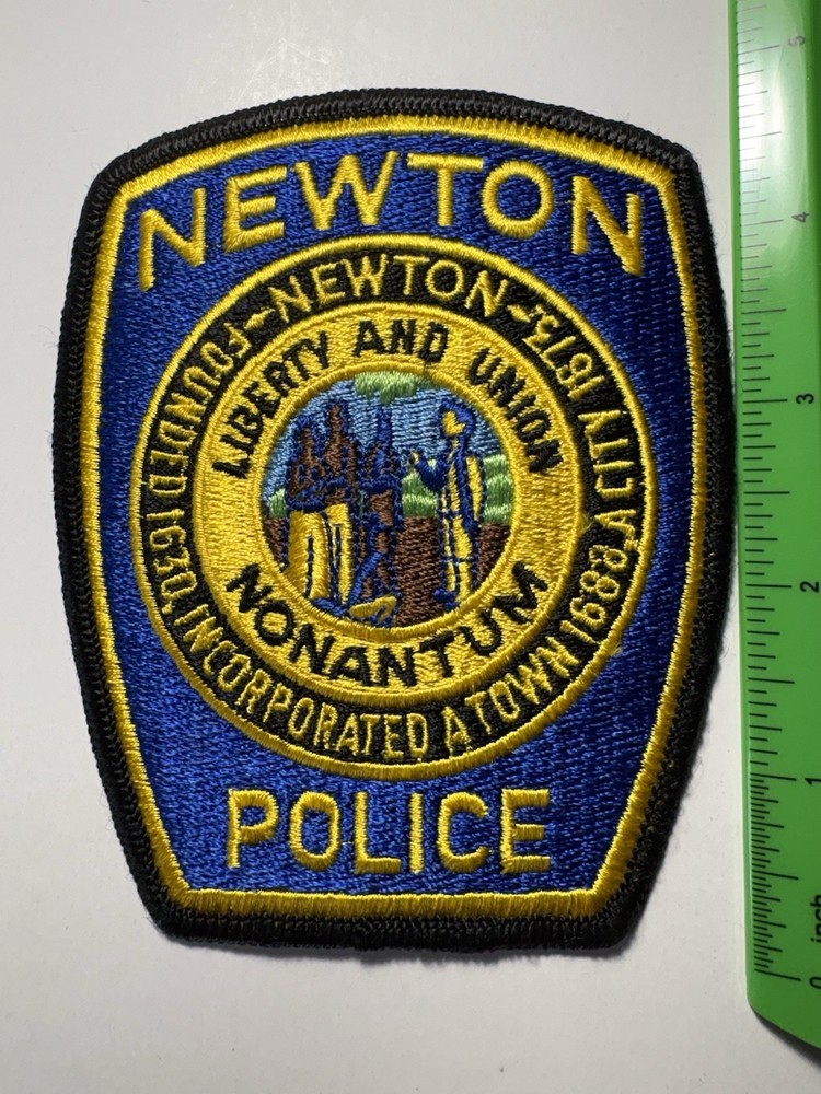 Newton Massachusetts Police Patch