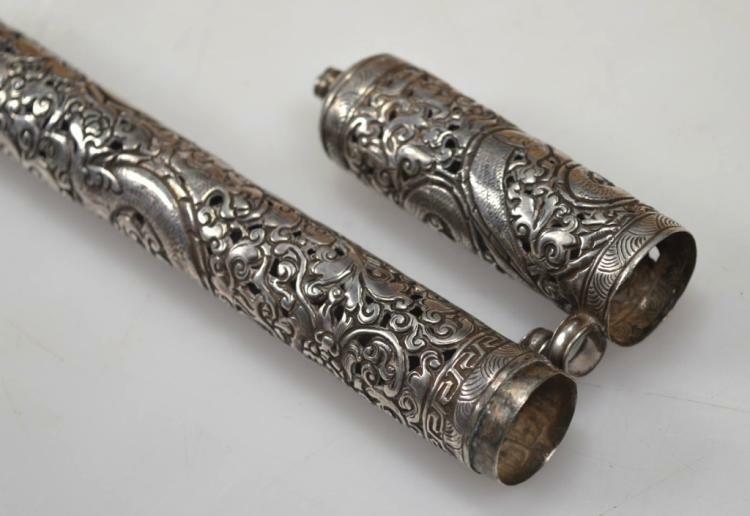 antique silver case